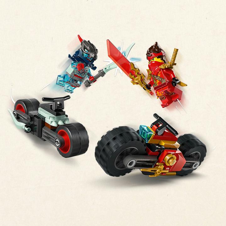 Actual product image LEGO Kais Motorradrennen (71838, LEGO Ninjago)