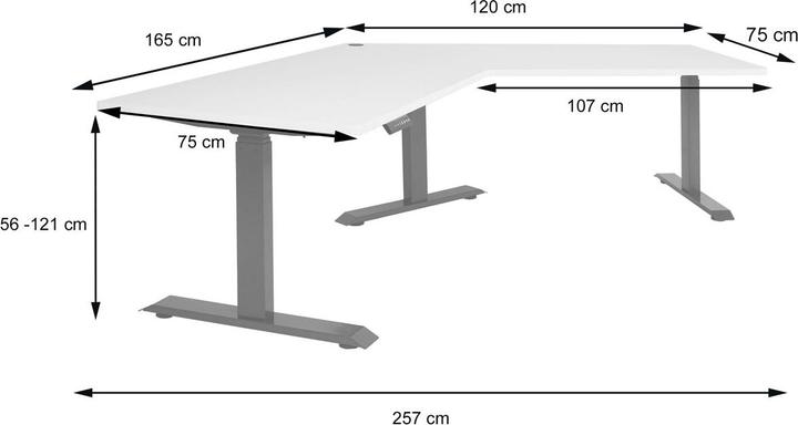 Produktbild MCW D40-3in1 (121 x 257 x 75 cm)