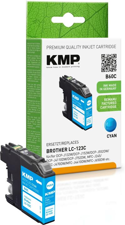 KMP B60C - 6,6 ml - Ciano - compatibile