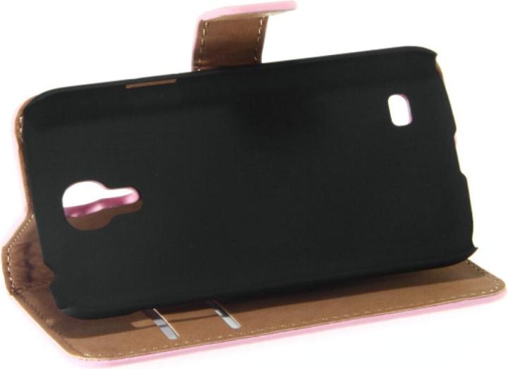 Productafbeelding OEM Slim Leather Book Case voor Galaxy S4 mini - roze 4250710507795 (Samsung Galaxy S4 Mini I9195, Samsung Galaxy S4 Zoom)