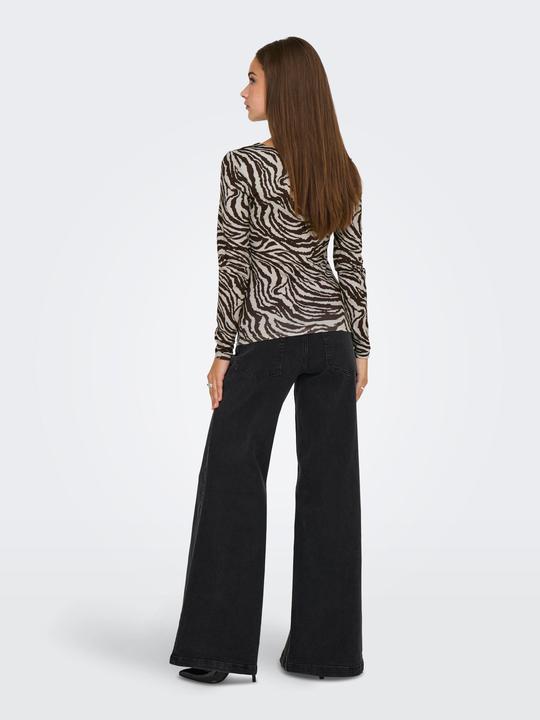 Produktbild Only Onllone Aop L/S Two Way Top Jrs (XS)