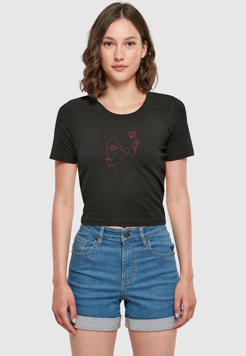 Image du produit Mister Tee MisterTee Ladies One Line Cropped Tee - 186113 (S)