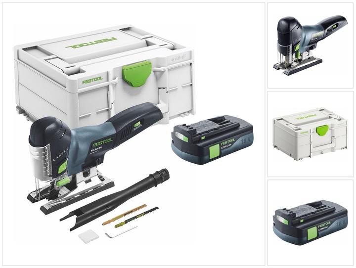 Image du produit Festool CARVEX PSC 420-Basic Scie sauteuse pendulaire sans fil 18 V 120 mm Brushless + 1x batterie