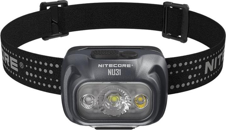 Actual product image Nitecore NU31 Hoofdlamp Grijs (550 lm)