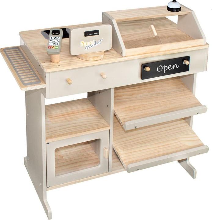 Howa Kaufladen aus Holz natur, beige inkl. 5tlg Zubehör 47551