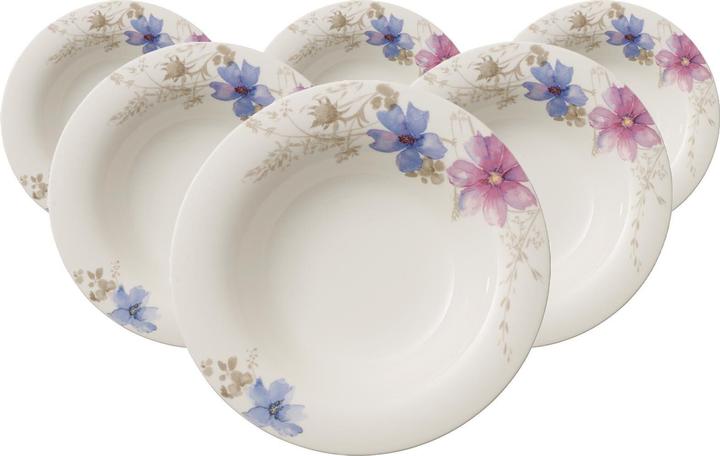 Produktbild Villeroy & Boch Multipack Mariefleur Gris Basic Suppenteller - 6 Stück (6 x, 23.10 cm)