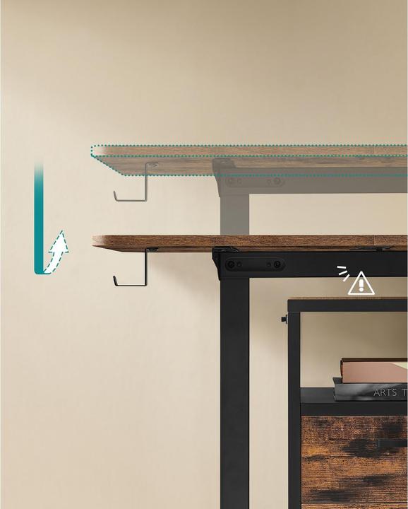 Immagine prodotto Songmics Tavolo da bar (120 x 60 x 120 cm)