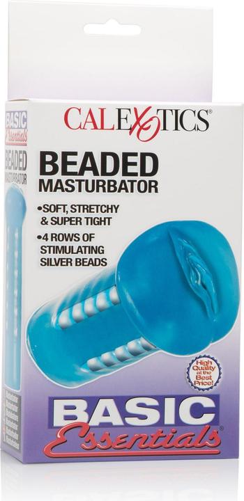 Actual product image CalExotics Basic Essentials Beaded Masturbator