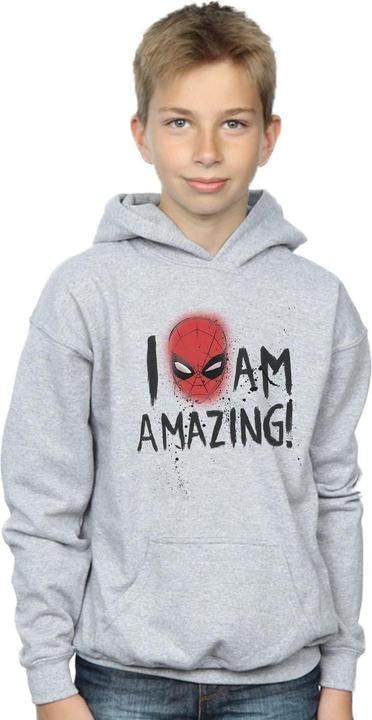 Image du produit - Sweat à capuche SPIDER-MAN AM AMAZING - Garçon (128)