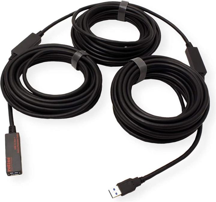 Actual product image Roline USB3.2 Gen1 Act. Repeater cable (20 m, USB 3.2 Gen 1)