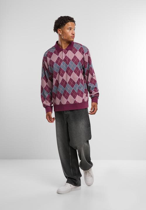 Immagine prodotto Obey Polo a maniche lunghe Argylie Jacquard - 106493 (L)