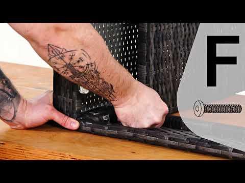 Produktbild tectake Rattansessel