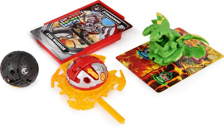 Image du produit Spin Master Bakugan 2023 Starter Pack avec 3 Bakugan (y compris 1 Special Attack Dragonoid, 2 Core Balls