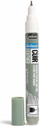Actual product image Pebeo SetaCuir leather marker (Sage green)