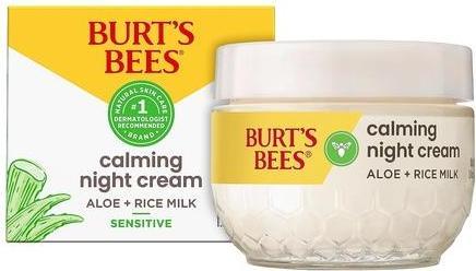 Image du produit Burt's Bees Crème de nuit sensible Extrait de coton (Crème de nuit)