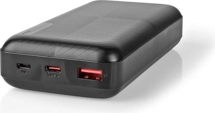 Immagine prodotto Nedis Powerbank | 20000 mAh | 2x 3.0 A | Numero di uscite: 2 | Connessione di uscita: 1x USB-A / 1x U (20000 mAh, 18 W, 74 Wh)