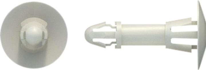 Actual product image RND Components PCB holder with inverted closure, 9.5mm, polyamide 66, pack of 50