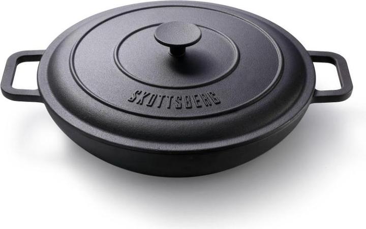 Produktbild Skottsberg Topf Cast Iron, 31.5 cm Durchmesser, 3 Liter, Gusseisen (31.50 cm, Bräter + Schmortopf, Gusseisen)
