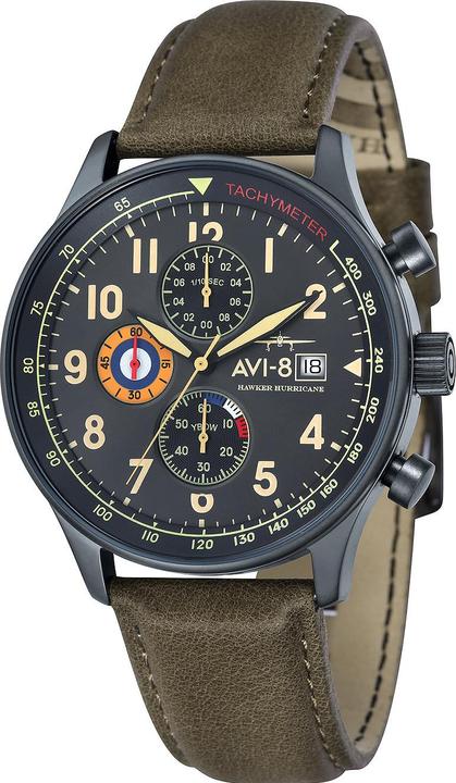 Image du produit AVI-8 AV-4011-0E Hawker Hurricane Chronographe 42mm 5ATM (Chronographe, 42 mm)