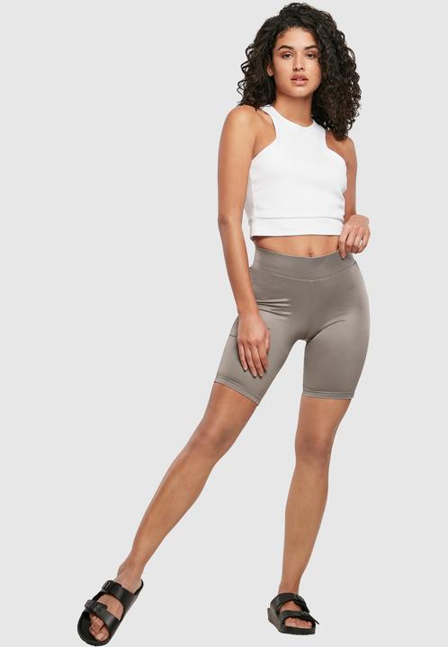 Actual product image Urban Classics Ladies Imitation Leather Cycle Shorts (4XL)