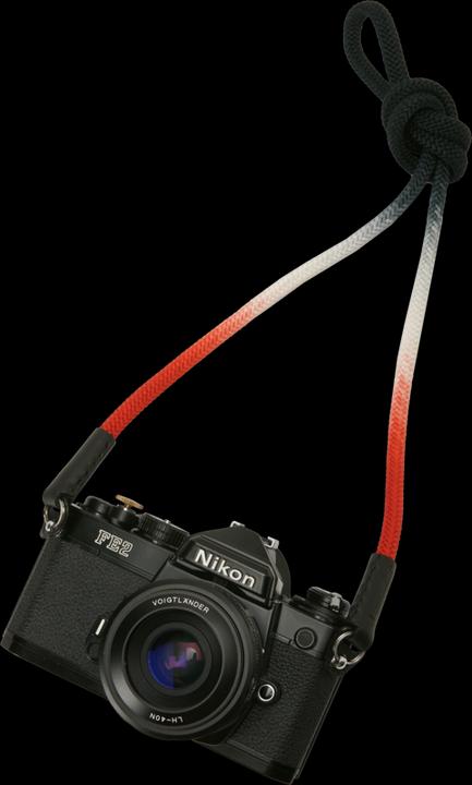 Actual product image & Artist ACAM 316G silk camera strap red