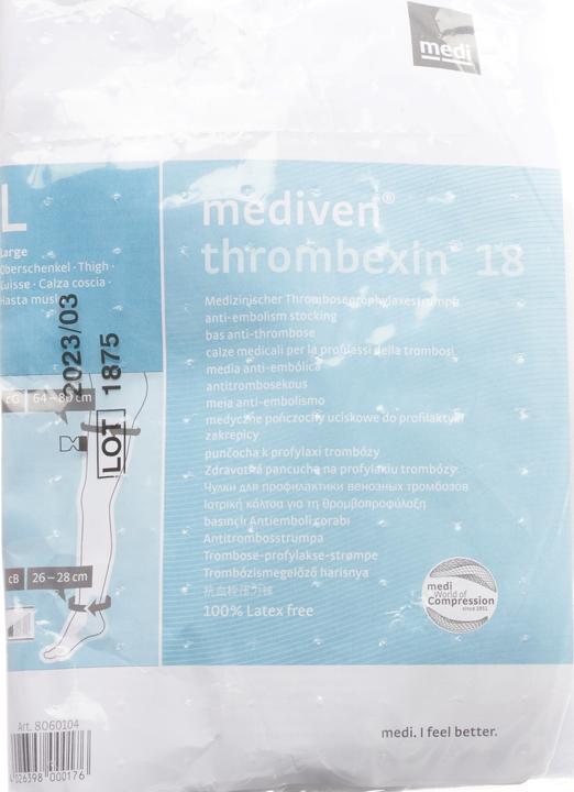 Produktbild Mediven A-G Schenkelstrumpf L Thrombex 18 (L)