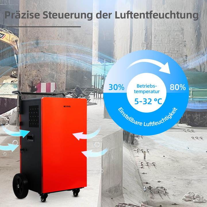 Actual product image Be Cool BE COOL construction dryer 110L with water pump (230 m², 110 l/24h)