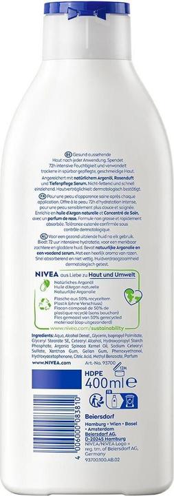 Actual product image NIVEA Rosenblüte (Body lotion, 400 ml)