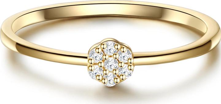 Produktbild Glanzstücke München Damen Sterling Silber Zirkonia gelbgold - 23676 (58, 925 Silber)