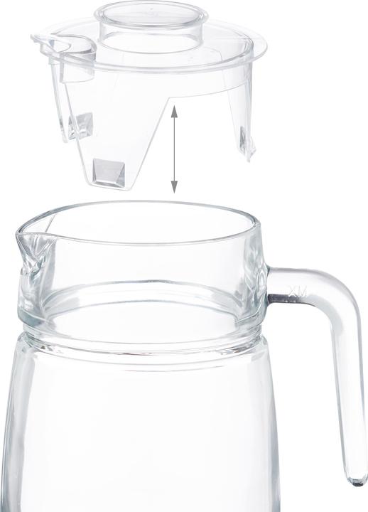Produktbild Relaxdays Glaskrug mit Deckel (1.50 l)
