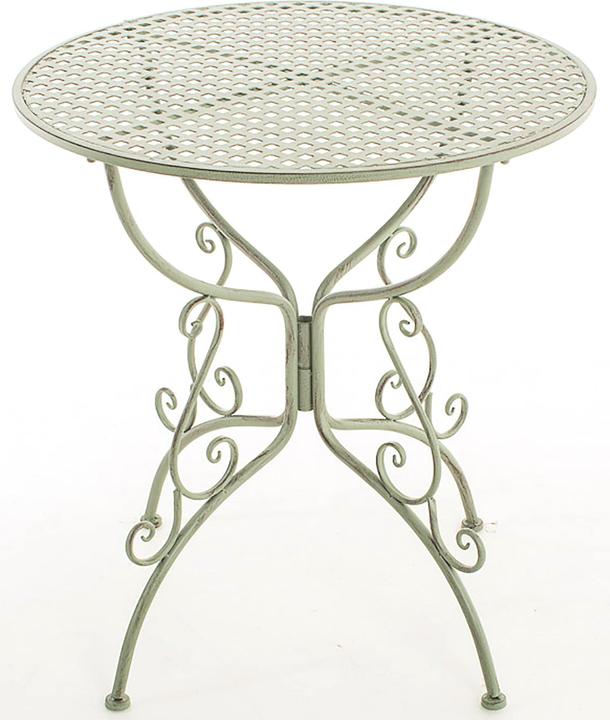 Produktbild Swisshandel24 Tisch Amanda, antik-grün (70 cm)