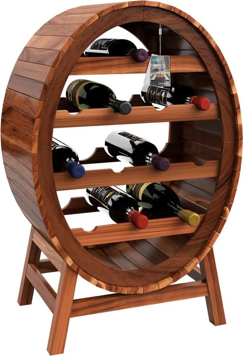 Casaria Casier à vin en bois (90 x 50 x 30 cm, 12 Fl.)
