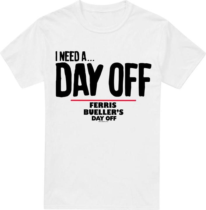 Ferris Bueller´s Day Off Ferris Bueller's Day Off Ferris Bueller Needs A Day Off TShirt (L)