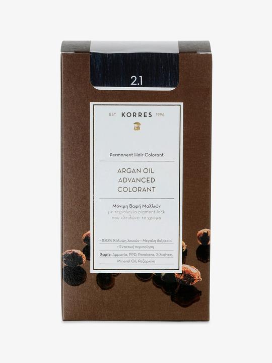 Produktbild Korres Argan Oil Hair Color (Nr. 2.1 - Blau- Schwarz)