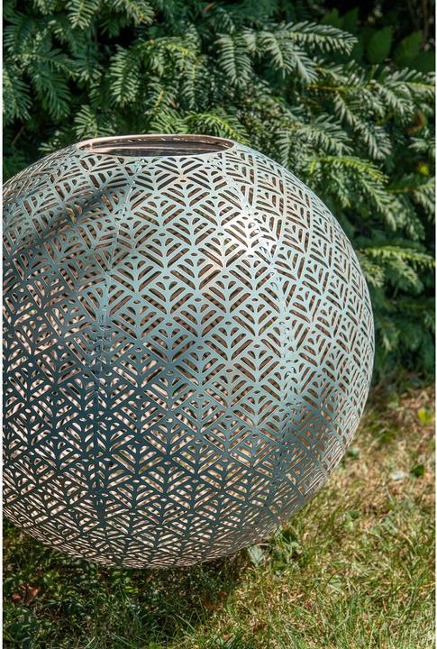 Produktbild STT Windlicht Solar Antic Ball Sofia, Ø 40 cm, Aqua