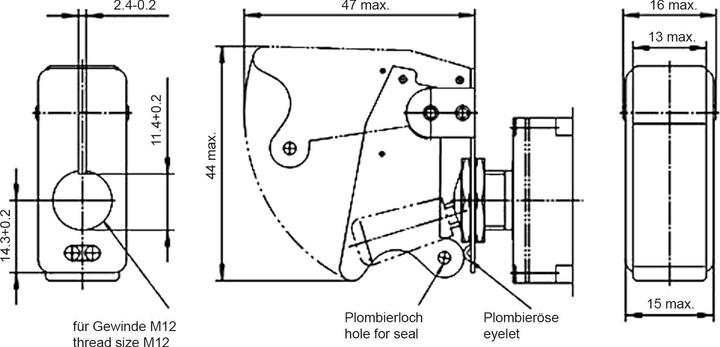 Produktbild Wiltec Kill Switch ON-OFF Notausschalter 12V 35A Kippschalter rote Kappe