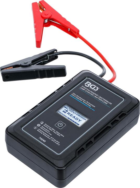Produktbild BGS Starthilfegerät Batterielos mit Ultra-Kondensator Technologie 12 V / 300 A / 600 A (600 A)