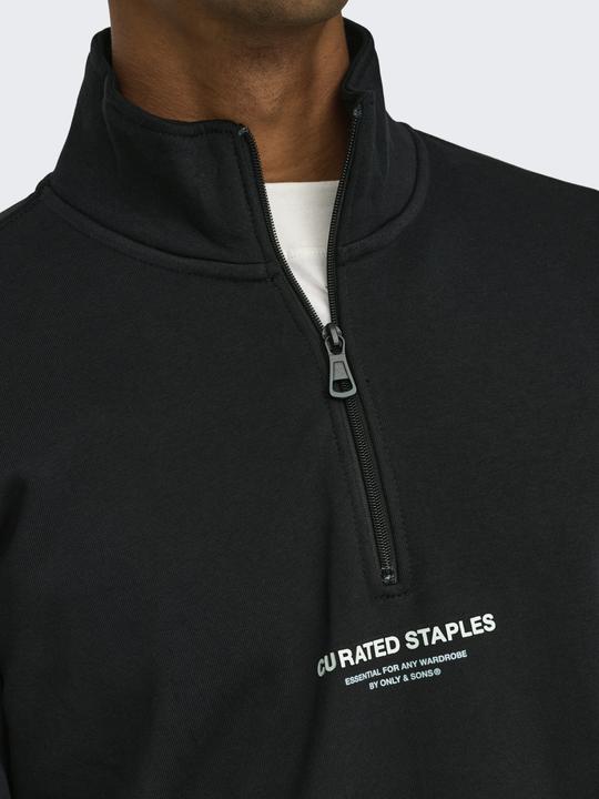 Actual product image Only & Sons Onscurated Reg Half Zip Sweat Noos (XL)