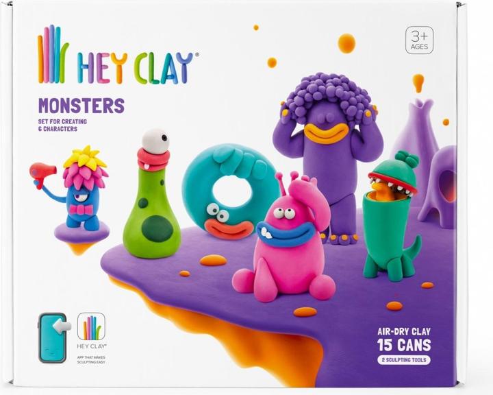 Productafbeelding Hey Clay Monsters Set 15-pack 15018CEE15