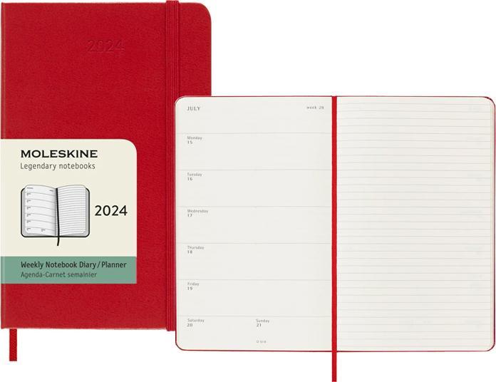 Actual product image Moleskine Pocket Agenda Weekly (9 x 14 cm, Hardcover, English)