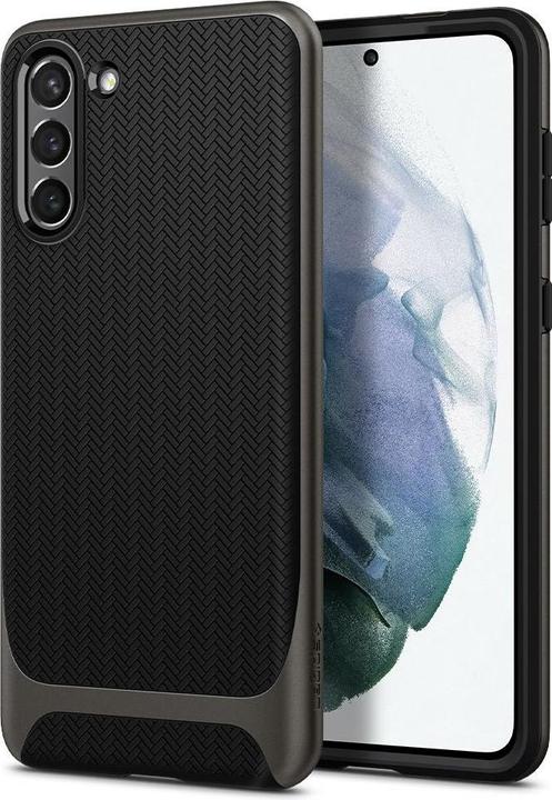 Actual product image Spigen Neo Hybrid Sam G991 S21 gunmatal ACS02427