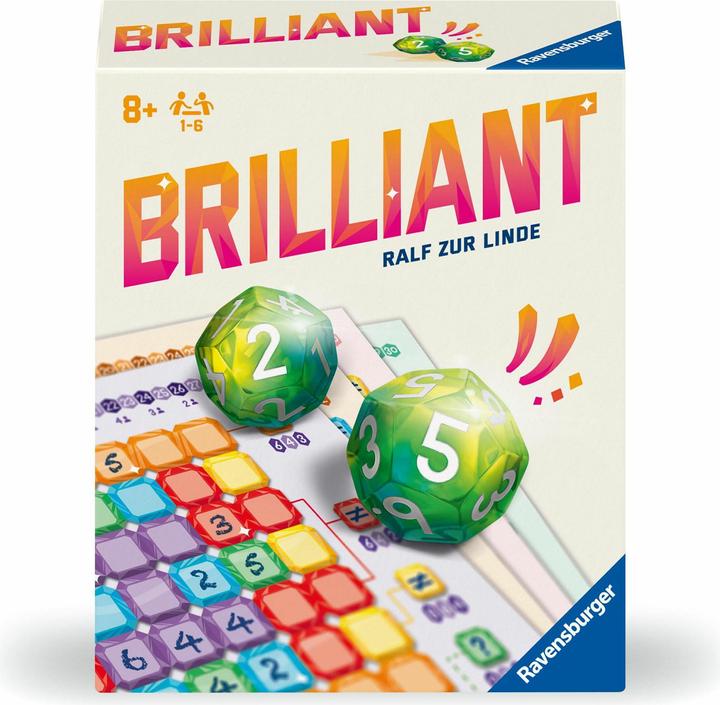 Produktbild Ravensburger 23491 - Brilliant - Spiel für Würfelfans ab 8 Jahren - Gesellschaftsspiel geeignet (Multilingual)