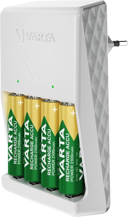 Varta Plug Charger (1 pcs, AA, 1600 mAh, Piles rechargeables + chargeur)