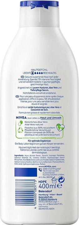 Actual product image NIVEA Body Lotion (Body lotion, 400 ml)