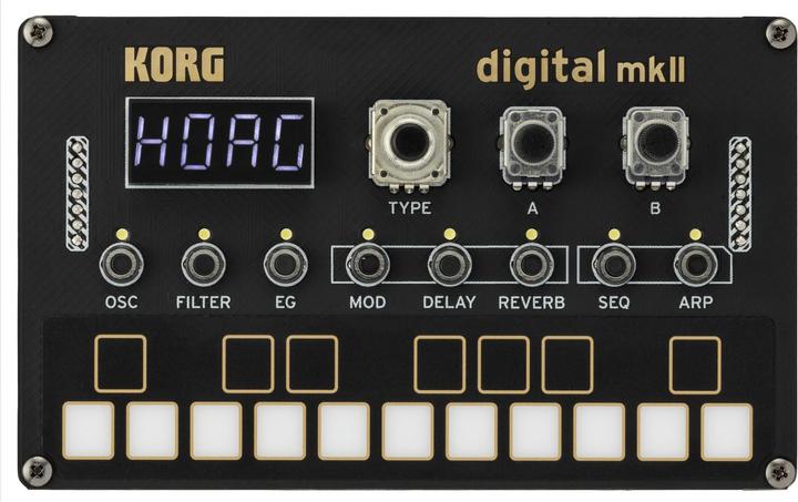 Actual product image Korg Synthesiser NTS-1 mkII, input option: buttons