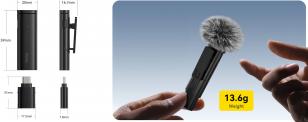 Image du produit Ulanzi WM 10 Portable In Line Microphone (version Type c)