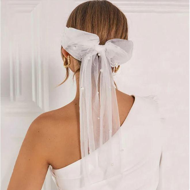 MU Style Haarschmuck Tüll Schleife