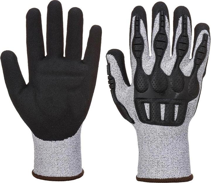 Actual product image Portwest Unisex Adult A723 Impact Resistant TPV Cut Resistant Gloves (XL)