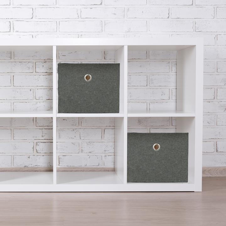 Actual product image Relaxdays 2x storage box (20.5 x 25 x 16 cm, 8.20 l)