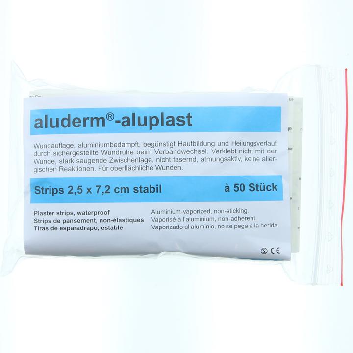 Söhngen aluderm aluplast Pflaster starr / stabil 2.5x7.2cm, 50 Stk., einzeln (50 x)